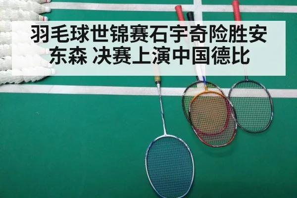 羽毛球世锦赛石宇奇险胜安东森 决赛上演中国德比